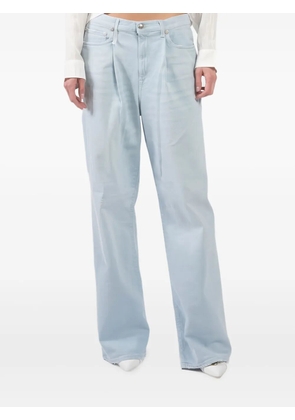 R13 pleated-front jeans - Blue