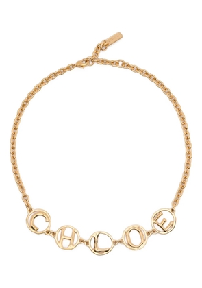 Chloé The Chloé Script charm necklace - Gold
