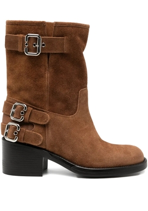 Chloé 60mm Dakota biker boots - Brown