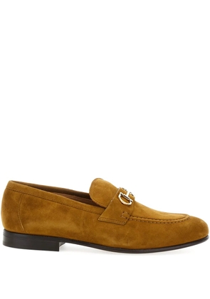 Ferragamo gancini-detailed loafers - Brown