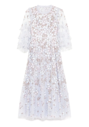 Needle & Thread Everett bloom gown - Blue