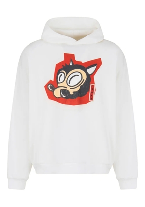 Marni graphic-print hoodie - White