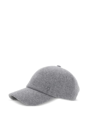 Helen Kaminski Ledger logo-embroidered wool baseball cap - Grey