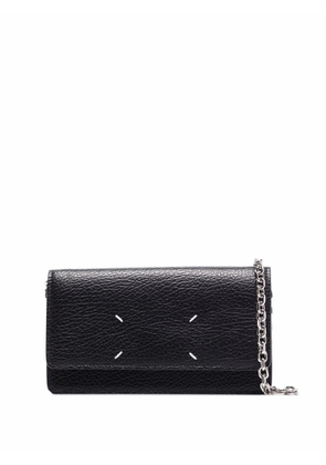 Maison Margiela four-stitch logo shoulder bag - Black