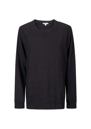 James Perse crew-neck sweatshirt - Black
