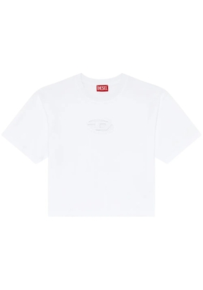 Diesel T-Buxt-Crop-Od cotton T-shirt - White