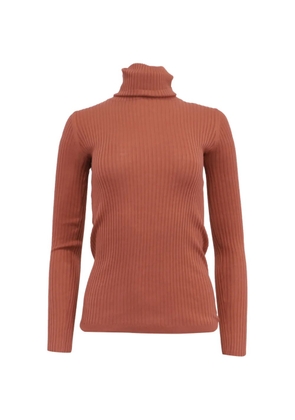 Theory ribbed rolled-neck sweater - Orange