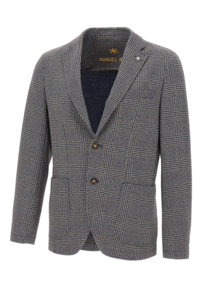 Manuel Ritz houndstooth-pattern blazer - Grey