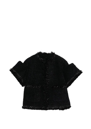 sacai fringed jacket - Black