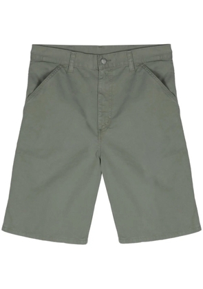 Carhartt WIP logo-appliqué shorts - Green