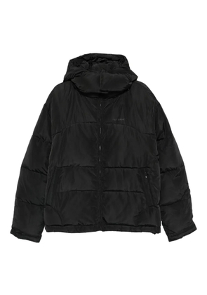 RETERNITY hooded puffer jacket - Black