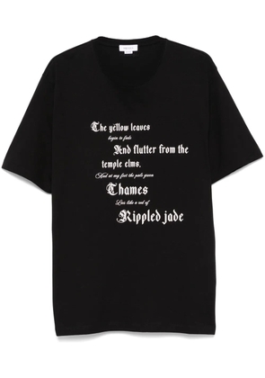 Alexander McQueen text-print T-shirt - Black