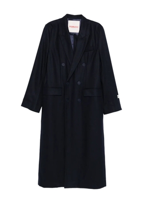 Fiorucci wool-blend double-breasted coat - Blue