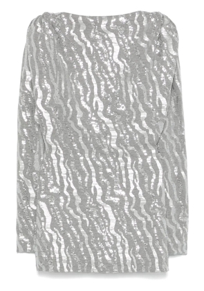 ROTATE BIRGER CHRISTENSEN sequined mini dress - Grey