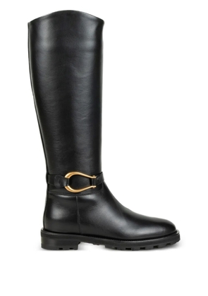 Roberto Festa 10mm Nia embellished knee-high boots - Black