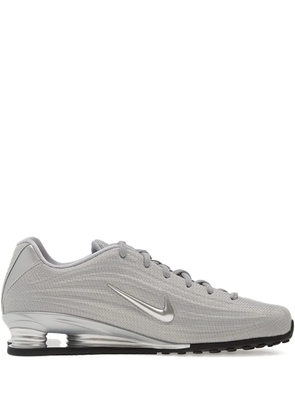 Nike Shox Z metallic-logo sneakers - Grey
