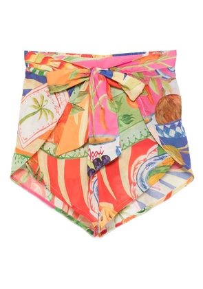 FARM Rio Summer Picnic shorts - Red