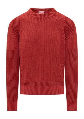 Kenzo Boke Flower 2.0 ribbed-knit sweater - Red
