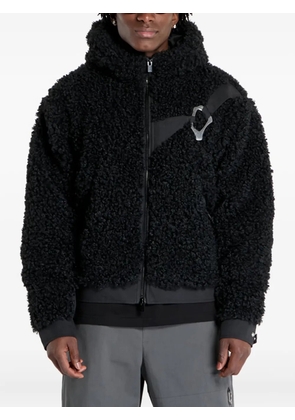 HELIOT EMIL fleece hooded jacket - Black