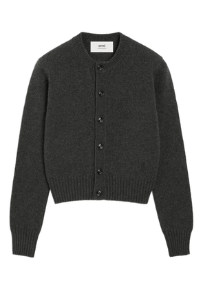 AMI Paris Ami De Coeur cardigan - Grey