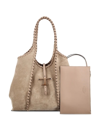 Tod's medium T Timeless tote bag - Neutrals