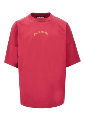 Palm Angels logo-print T-shirt - Pink