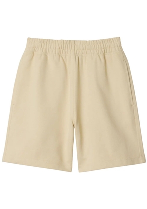 Burberry Check Label track shorts - Neutrals