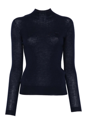 Lacoste ribbed top - Blue