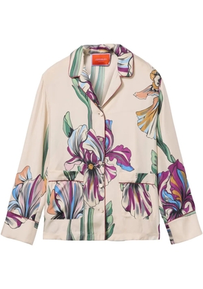 La DoubleJ silk shirt - Neutrals