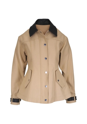 Veronica Beard peplum collared jacket - Neutrals