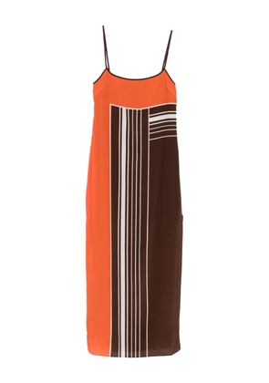 SIR. Destino striped maxi dress - Brown