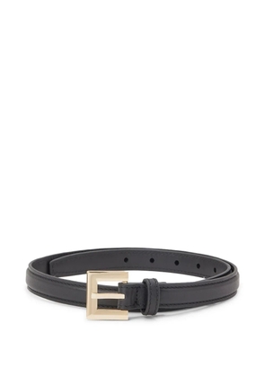 ANINE BING buckle leather belt - Black