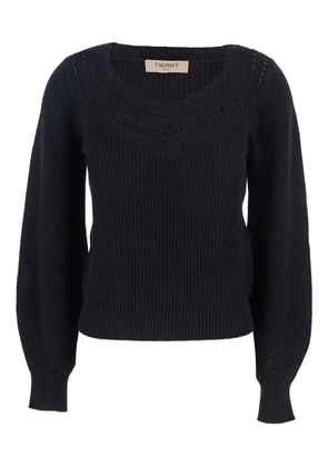 TWINSET ribbed sweater - Black