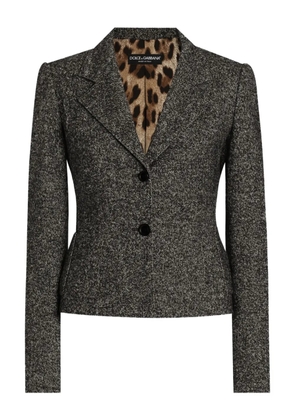 Dolce & Gabbana mélange-effect jacket - Grey