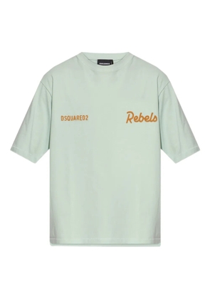 DSQUARED2 embroidered graphic T-shirt - Green