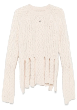 Coperni Shredded sweater - Neutrals