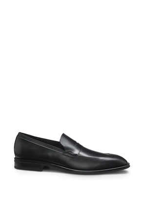 BOSS leather loafers - Black