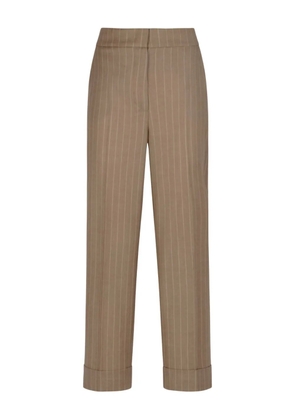 Peserico striped trousers - Neutrals