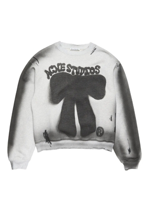 Acne Studios graphic-print sweatshirt - Grey