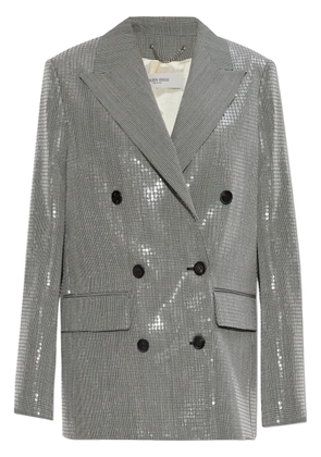 Golden Goose sequinned blazer - Silver