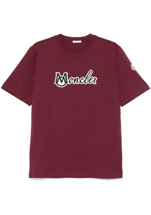 Moncler logo-patch T-shirt - Red