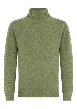Boglioli roll-neck speckled sweater - Green