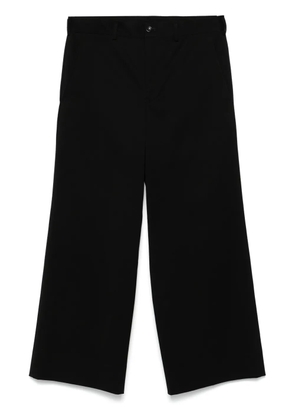 Black Comme Des Garçons twill trousers