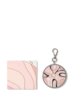 PUCCI Marmo-print mirror charm - Pink