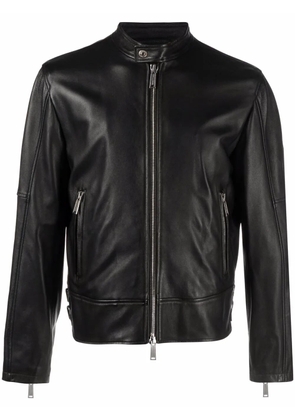 DSQUARED2 leather biker jacket - Black