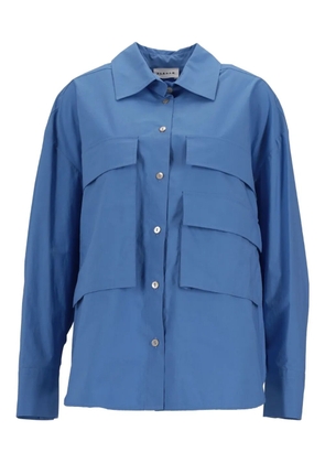 P.A.R.O.S.H. chest-pocket long-sleeve shirt - Blue