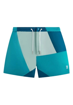 KITH colourblock madison short - Blue
