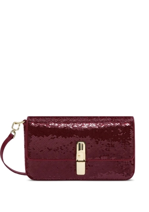 Furla Iride sequin-embellished crossbody bag - Red