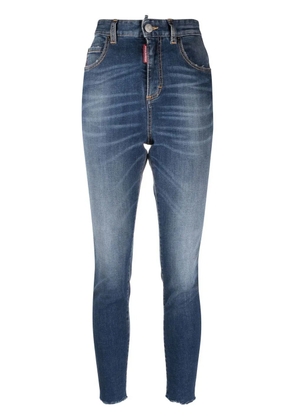 DSQUARED2 cropped skinny jeans - Blue