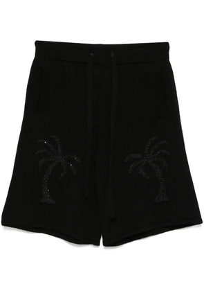 Laneus knitted bermuda shorts - Black